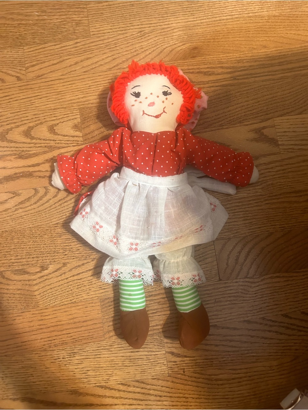 Vintage Handmade Style Strawberry Shortcake Rag Doll